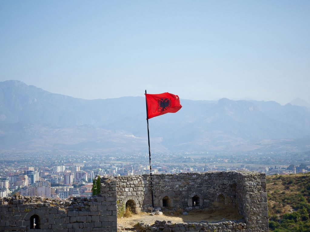 Albanie vlag